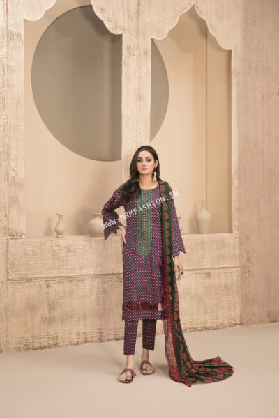 Ilya Amna Sohail Lawn By Tawakkal 2023 | D-8530