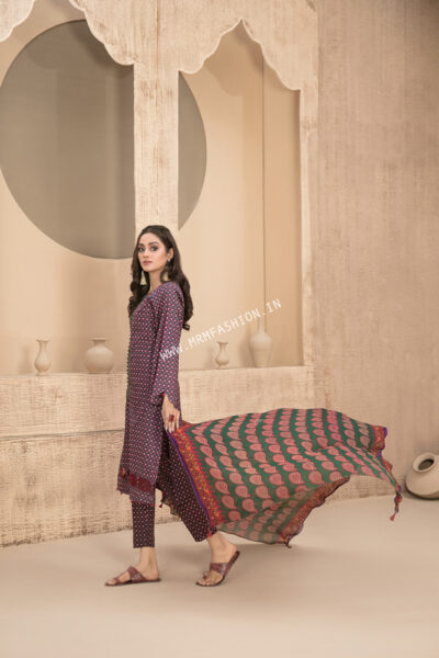 Ilya Amna Sohail Lawn By Tawakkal 2023 | D-8530 - Image 2