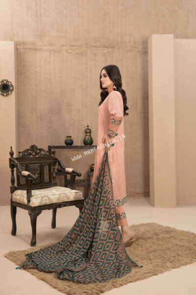 Ilya Amna Sohail Lawn By Tawakkal 2023 | D-8532 - Image 2