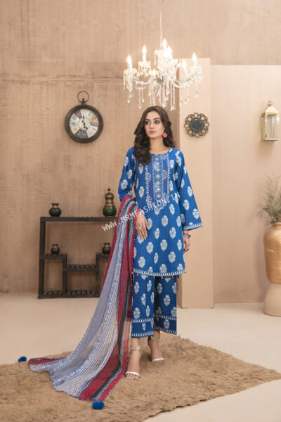 Ilya Amna Sohail Lawn By Tawakkal 2023 | D-8533