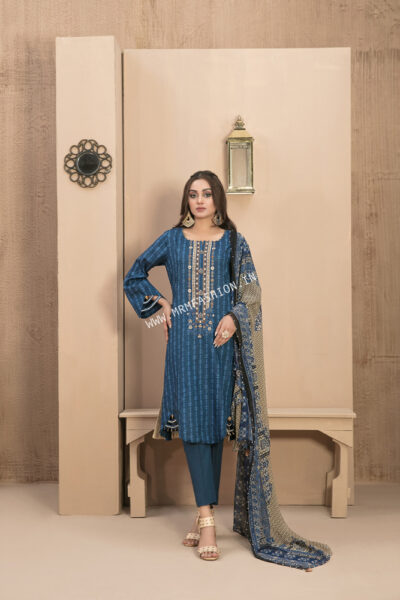 Ilya Amna Sohail Lawn By Tawakkal 2023 | D-8536