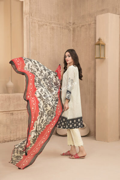 Ilya Amna Sohail Lawn By Tawakkal 2023 | D-8537 - Image 2