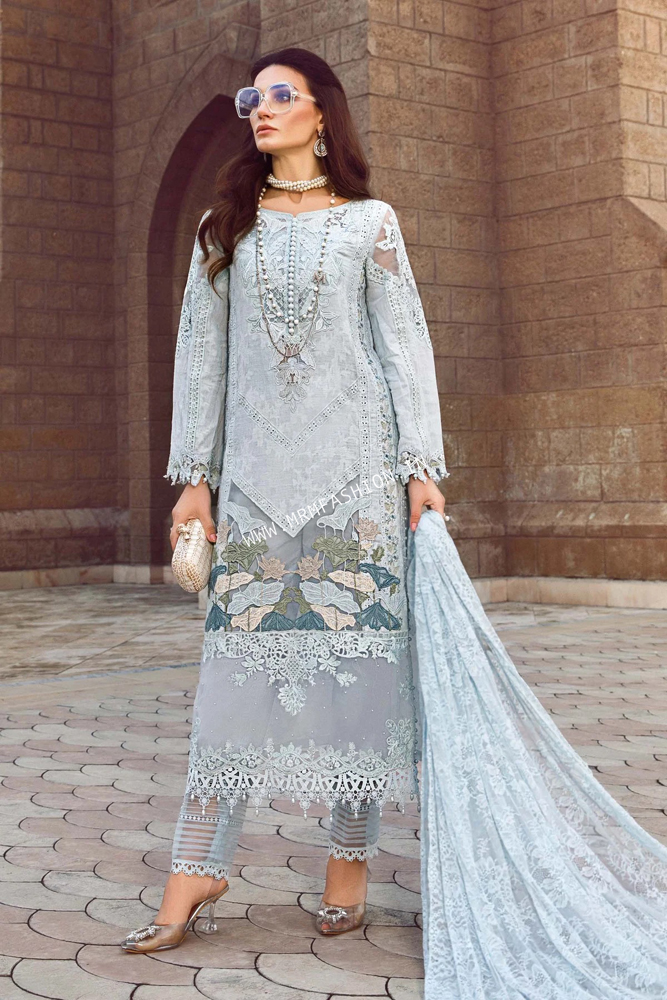 Maria B Lawn 2023 | D-7A | Mrm Fashion