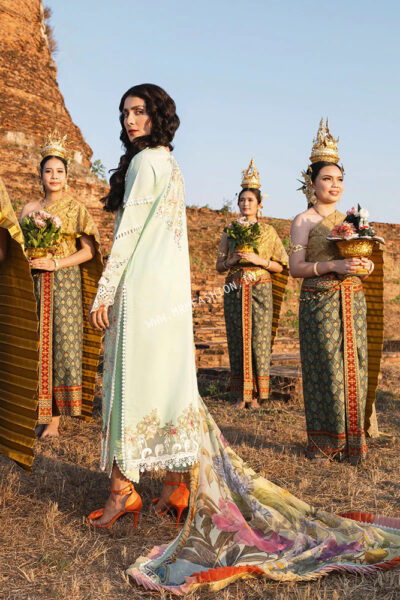 Mushq Lawana Luxury Lawn 2023 | MSL-23-11 - Image 2