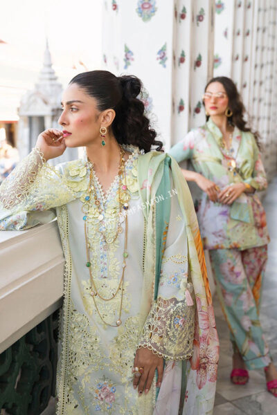 Mushq Lawana Luxury Lawn 2023 | MSL-23-7 - Image 2