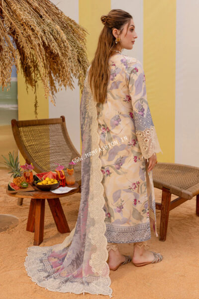 Nureh Gardenia Embroidered Lawn ' 25 | NSG - 177 - Image 2