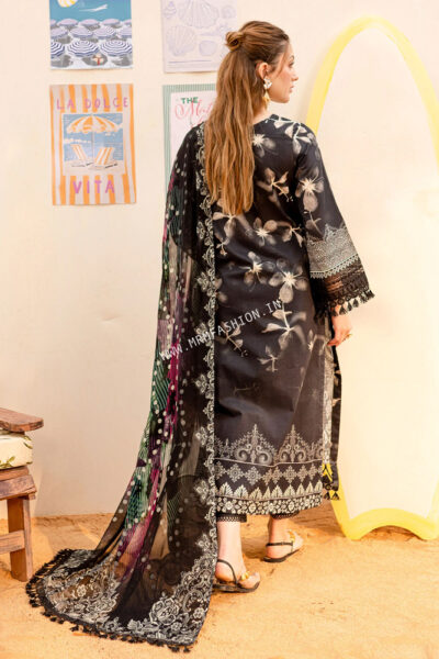 Nureh Gardenia Embroidered Lawn ' 25 | NSG - 185 - Image 2