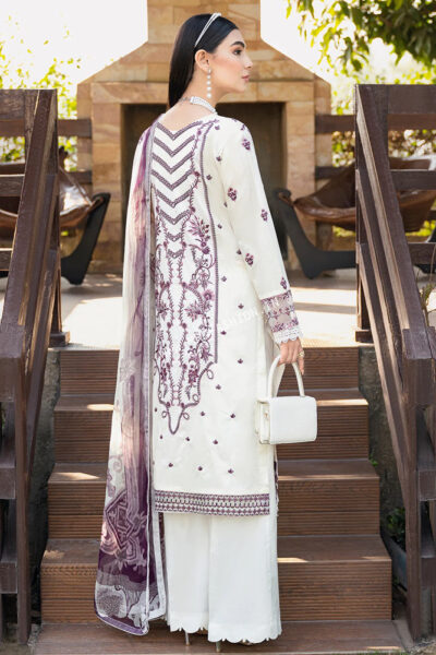 Ramsha Andaaz Luxury Lawn Vol-4 2023 | Z-408 - Image 2
