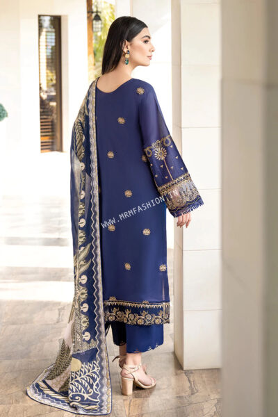 Ramsha Andaaz Luxury Lawn Vol-4 2023 | Z-409 - Image 2