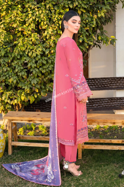 Ramsha Andaaz Luxury Lawn Vol-4 2023 | Z-410 - Image 2