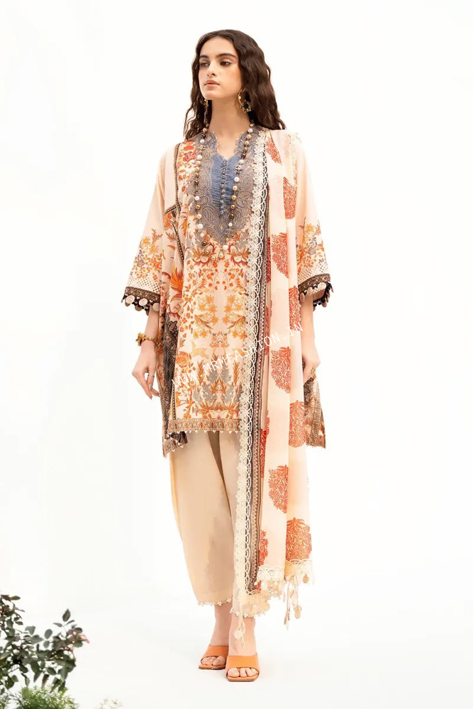 Sana Safinaz Muzlin Summer Lawn 2023 | 28B | Mrm Fashion