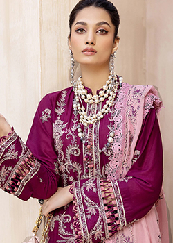 Elizabeth Luxury Lawn By Adan's Libas 2023 - Original