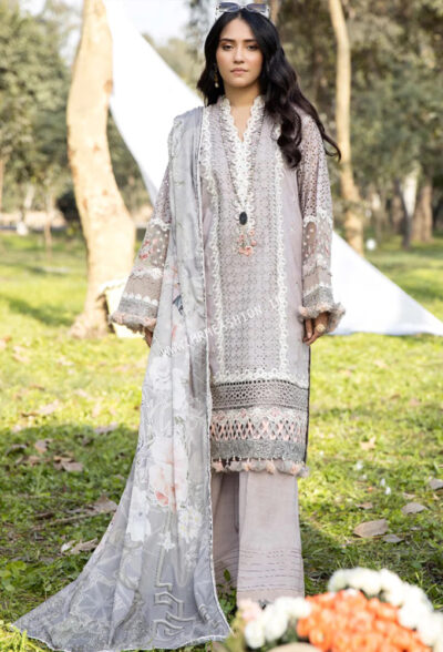 Pastels Lawn By Adans Libas 2023 | Grey Suit