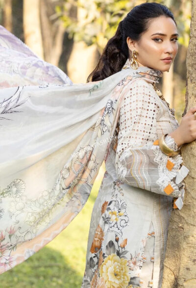 Pastels Lawn By Adans Libas 2023 | Silver Cloud - Image 2