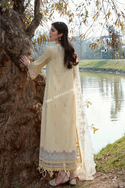 Qalamkar Qline Lawn 2023 | AK-2 - Image 2