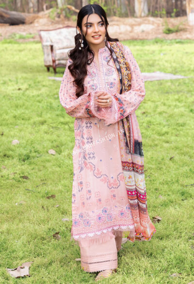 SummerKari Lawn By Adan's Libas 2023 | Pale Pink - Image 2