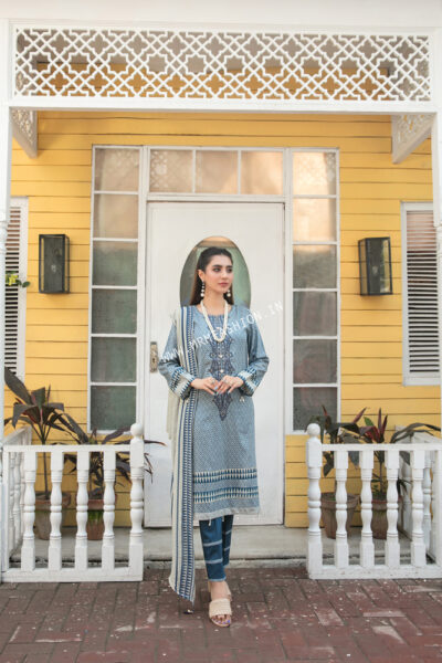 Tehzeeb Lawn By Tawakkal 2023 | D-8752