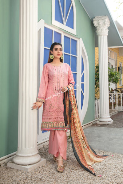Tehzeeb Lawn By Tawakkal 2023 | D-8754