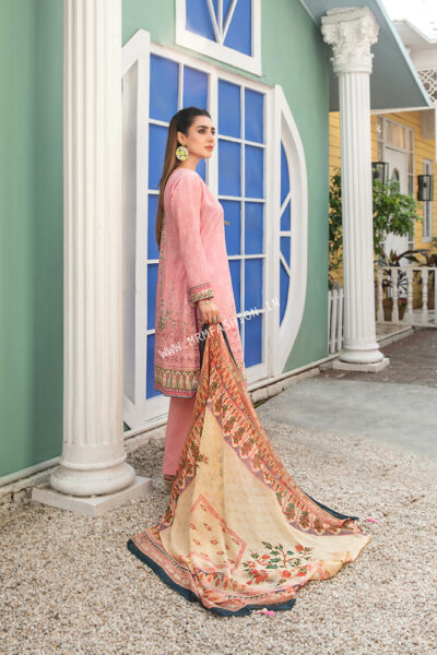 Tehzeeb Lawn By Tawakkal 2023 | D-8754 - Image 2