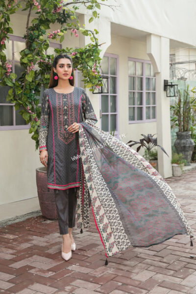 Tehzeeb Lawn By Tawakkal 2023 | D-8756
