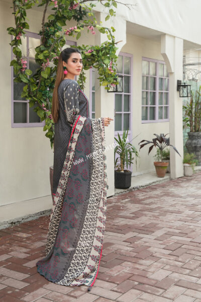 Tehzeeb Lawn By Tawakkal 2023 | D-8756 - Image 2