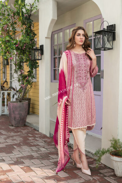 Tehzeeb Lawn By Tawakkal 2023 | D-8758