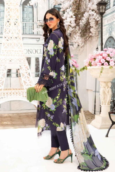 Maria B M.Prints Lawn Eid 2025 | MPT - 2602B - Image 2