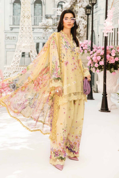 Maria B M.Prints Lawn Eid 2025 | MPT - 2603A - Image 2