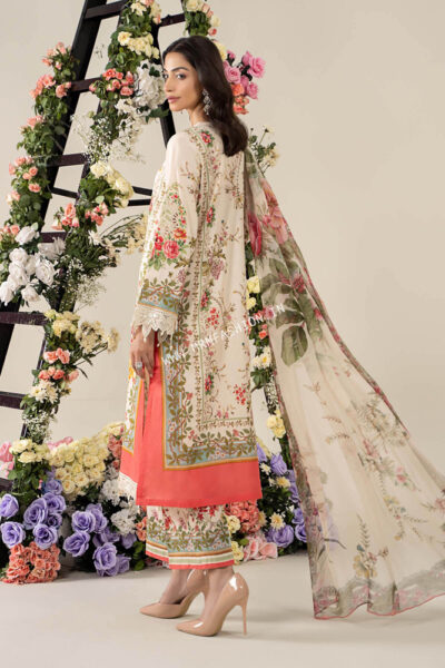 Maria B M.Prints Lawn Eid 2025 | MPT - 2605A - Image 2