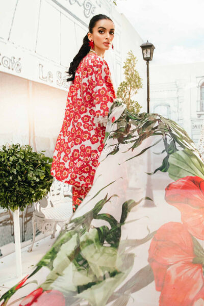 Maria B M.Prints Lawn Eid 2025 | MPT - 2606B - Image 2