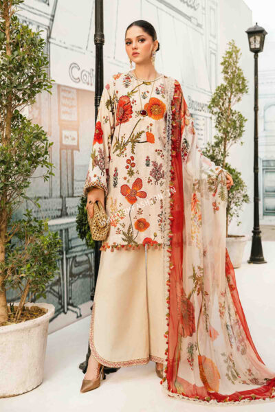 Maria B M.Prints Lawn Eid 2025 | MPT - 2607A
