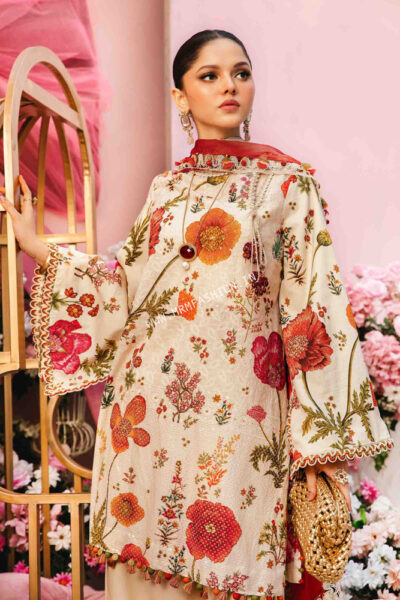 Maria B M.Prints Lawn Eid 2025 | MPT - 2607A - Image 2