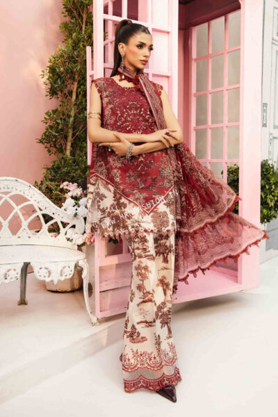 Maria B M.Prints Lawn Eid 2025 | MPT - 2608A - Image 2