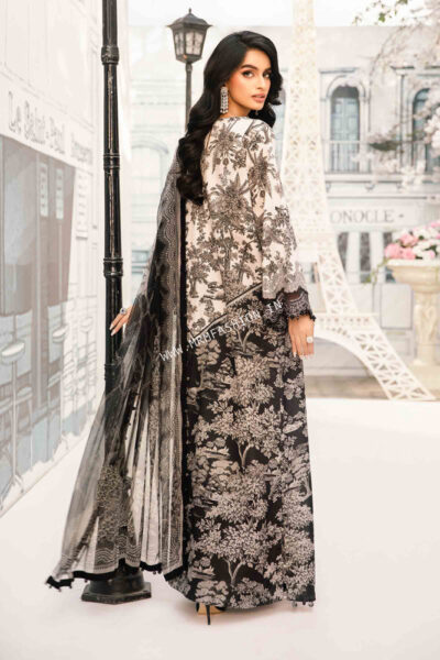Maria B M.Prints Lawn Eid 2025 | MPT - 2608B - Image 2