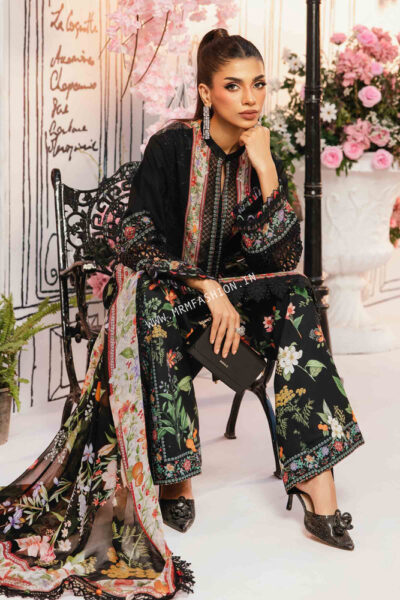 Maria B M.Prints Lawn Eid 2025 | MPT - 2610B - Image 2