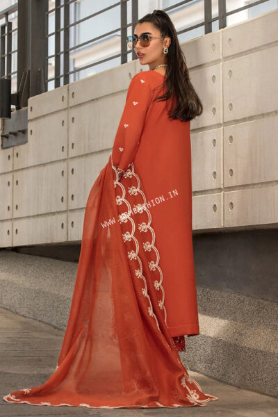 Rang Rasiya Carnation Festive Eid Lawn 2023 | Nora - Image 2