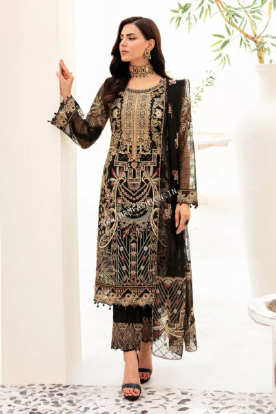 Ramsha Minhal Organza Volume 9 | M-906