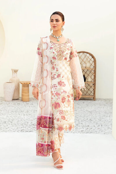 Ramsha Minhal Organza Volume 9 | M-907