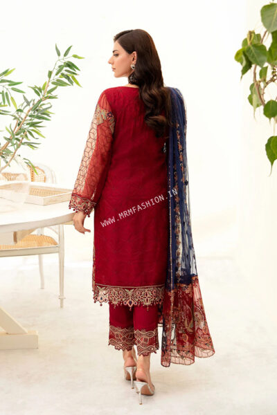 Ramsha Minhal Organza Volume 9 | M-908 - Image 2