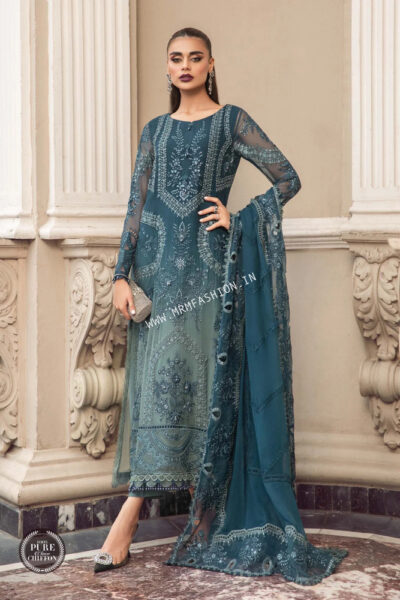 Maria B Chiffons 2023 | MPC-23-102 Teal Blue