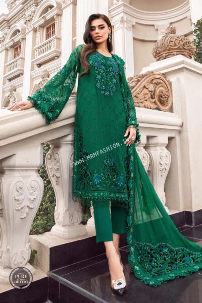 Maria B Chiffons 2023 | MPC-23-108 Emerald Green