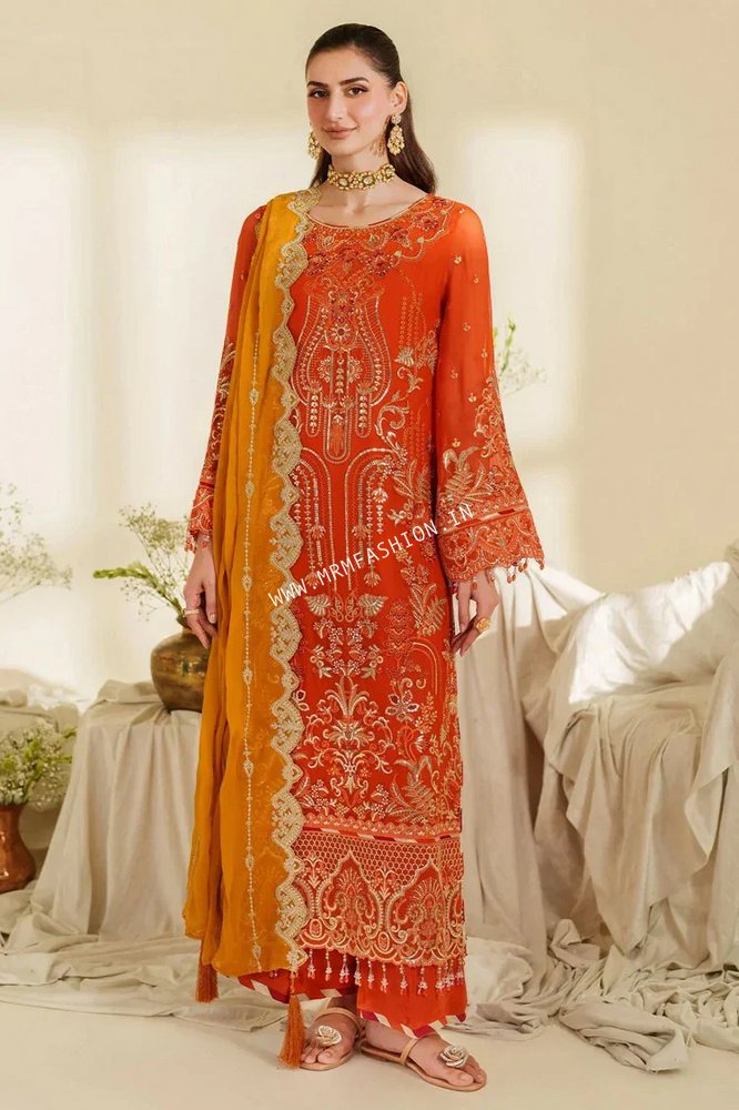 Noore Luxury Chiffon Collection By Imrozia ' 25 | M - 100