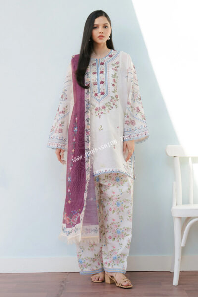 Coco Embroidered Lawn By Zara Shahjahan ' 25 | D - 02B