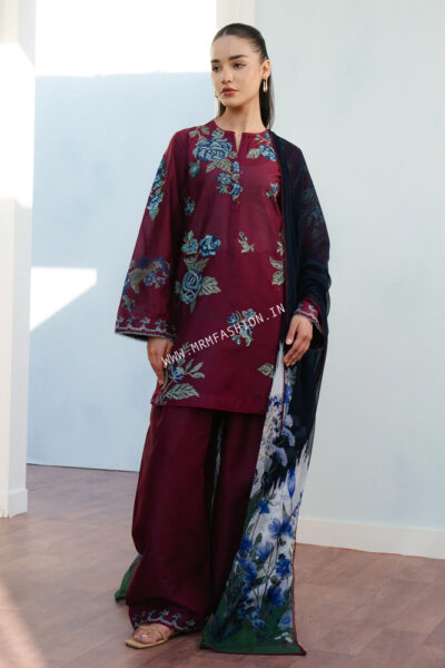 Coco Embroidered Lawn By Zara Shahjahan ' 25 | D - 04B