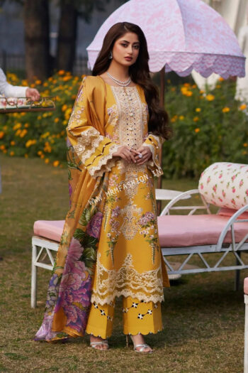 Elaf Eid Edit Luxury Lawn 2024 | ELE - 12A