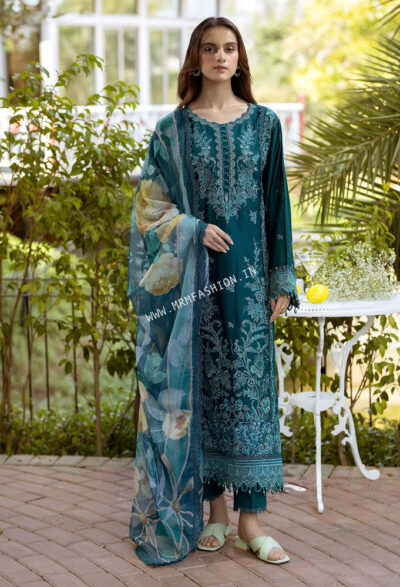Gardenia Embroidered Semi Stitched Lawn By Adans Libas | D - 2620