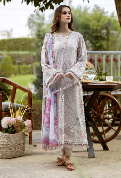 Gardenia Embroidered Semi Stitched Lawn By Adans Libas | D - 2623