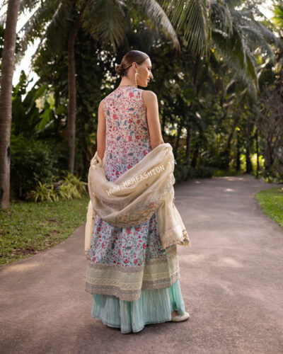 Zinnia Luxury Lawn By Faiza Saqlain ' 25 | Danica - Image 2