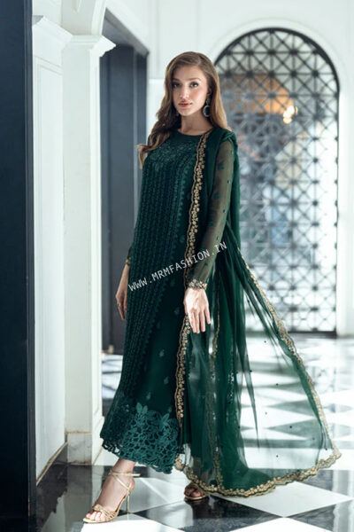 Azure Ensembles Festive Chiffon Volume 2 2025 | Emerald Whisper - Image 2