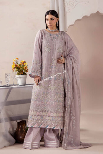 Chantelle Semi Stitched Chiffon By ZA Clothes ' 26 | D-1054